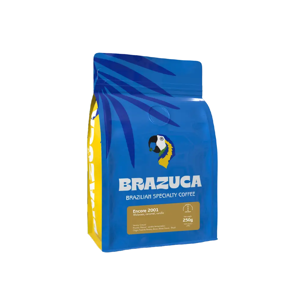Brazuca Encore 2001 natural single origin Braziliaanse specialty koffiebonen