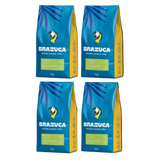 Brazuca Mistura Fina seasonal blend Braziliaanse specialty koffie, voordeelpakket 4 x 1 kg