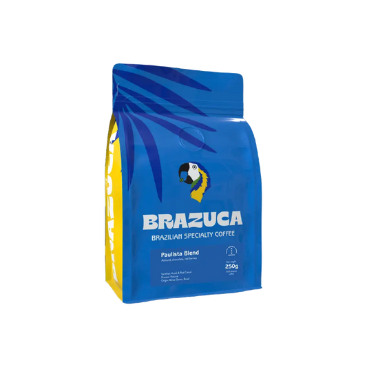 blue coffee bag